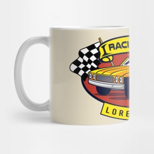 Racing Club Lorem City Badge Mug